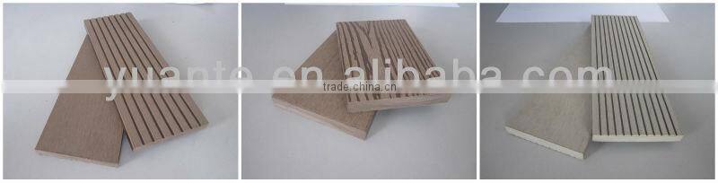 Yuante diy tile and fence material wood plastic composite / PE WPC board