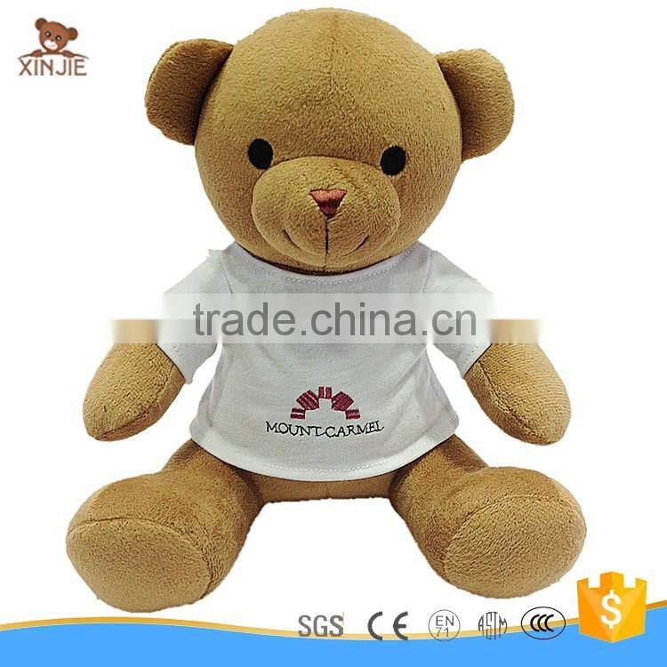 15cm lovely plush brown teddy bear toy for kids