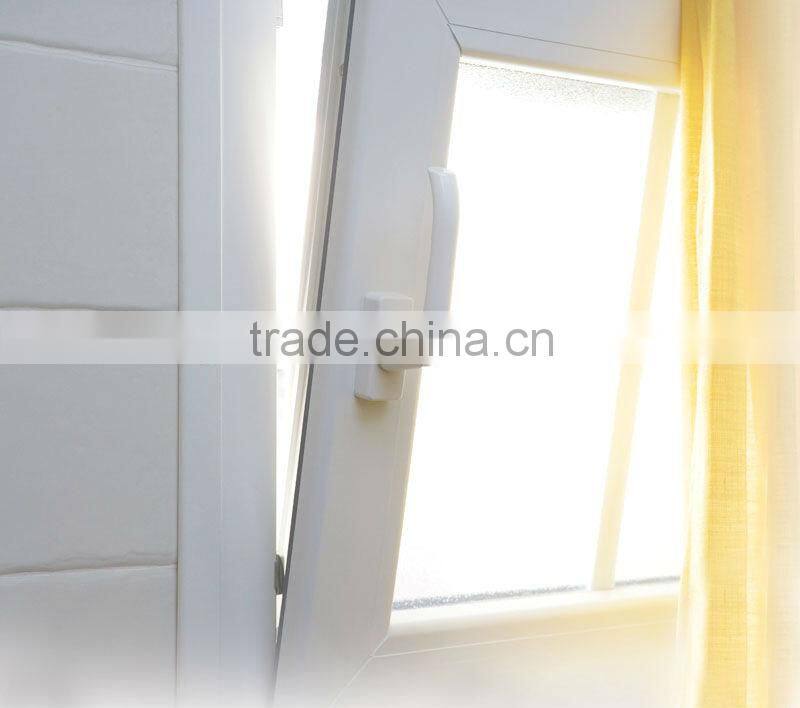 Tinted color PVC tilt open vertical opening window