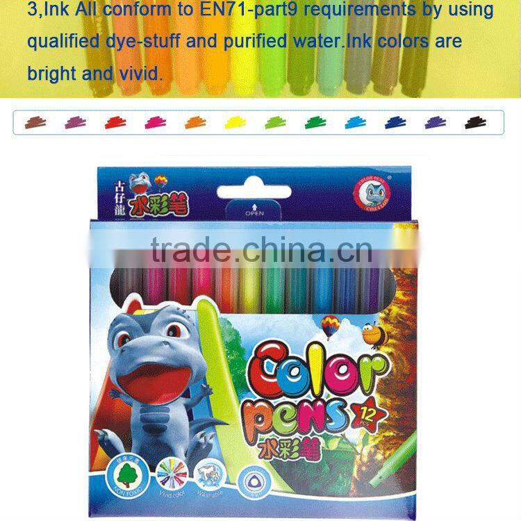 Triangle water color pen promotion item #636