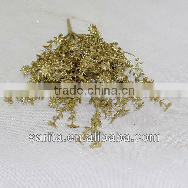 hot sale 15.7 inch height christmas decoration flowers with 9 branches