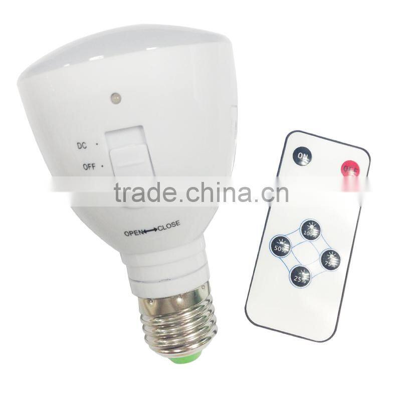 E27/B22 AC85-265V rechargeable led bulb with warm white&cold white color temperature