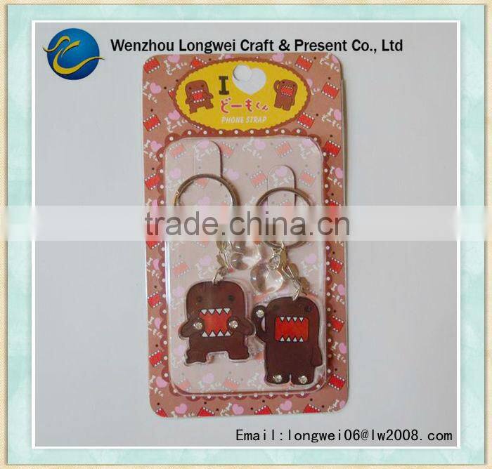 Boomerang shaped keychain custom/hard hat keychain/london keychain