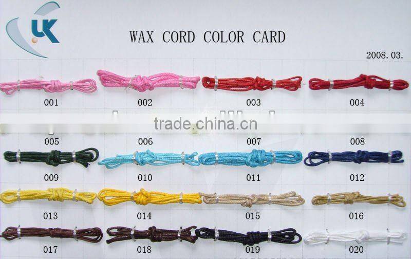 100% Cotton Wax Cord Assorted Color +Free Shipping Now!,Cord,Jewelry Wax Cord