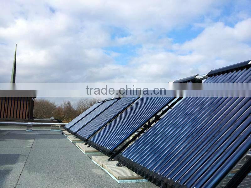 wall mounted pressurized solar water heater copper heat exchange