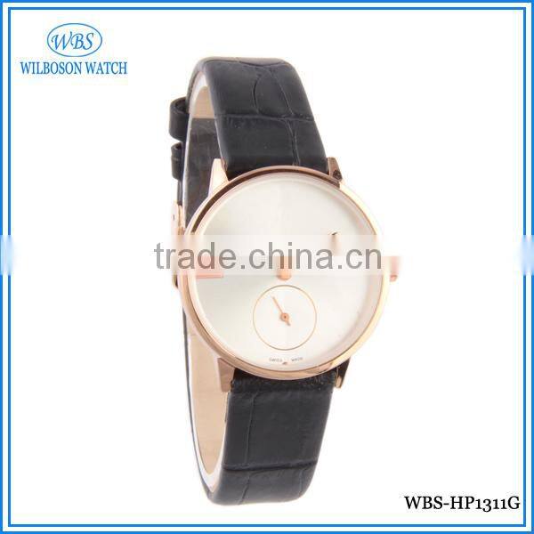 Fashion geneva quartz women men's watches good price