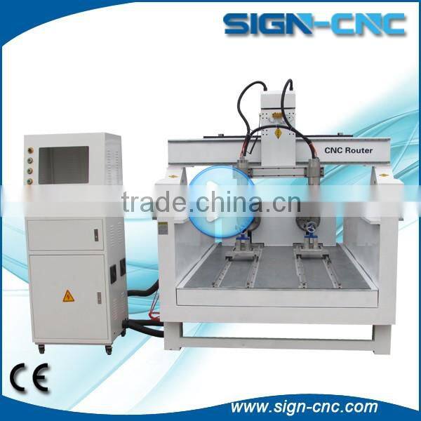 Rotary and sheet wood carving cnc router