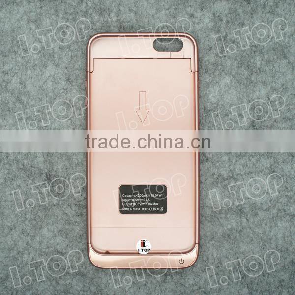 Wholesale New Arrive 4200mAH mfi battery case for Iphone 6