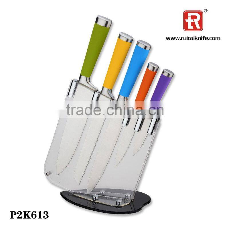 5PCS cloro handle kitchen knife set