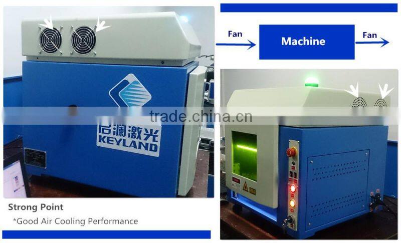 Keyland Metal Logo Laser Engraving Marking Machine Auto Lift