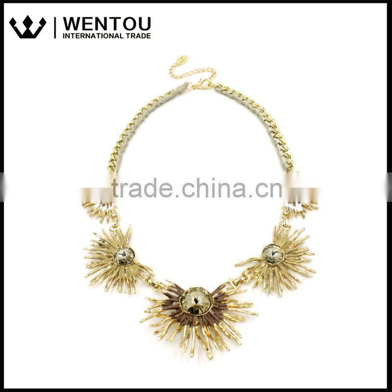 Hot Sell Fashion Silver Alloy Necklace/ Gold Alloy Necklace