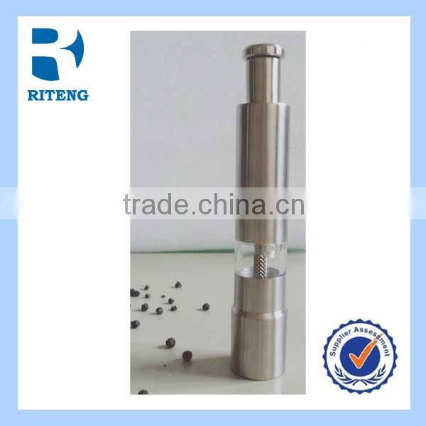 stainless steel Bottle shaped Pepper mill and Salt shaker
