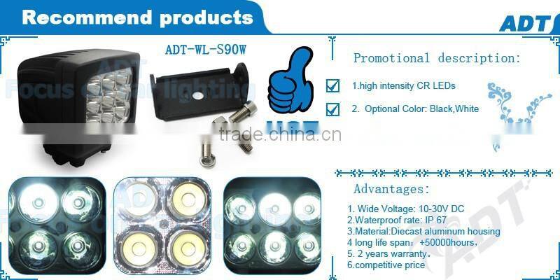 5.2 inch 90W LED Work Light Bar Flood Spot Combo Offroad 4WD SUV Boat Driving Lamp