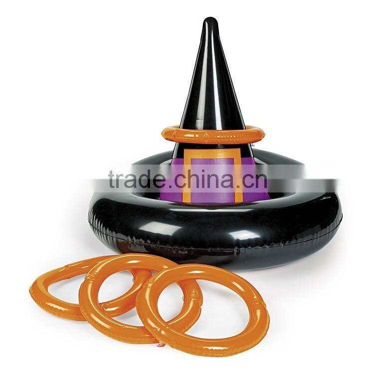 party favor inflatable witch hat ring toss game for party