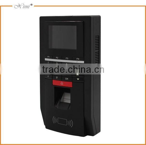 Free software fingerprint access controller 2.4 inch TFT color screen linux system biometric access control system
