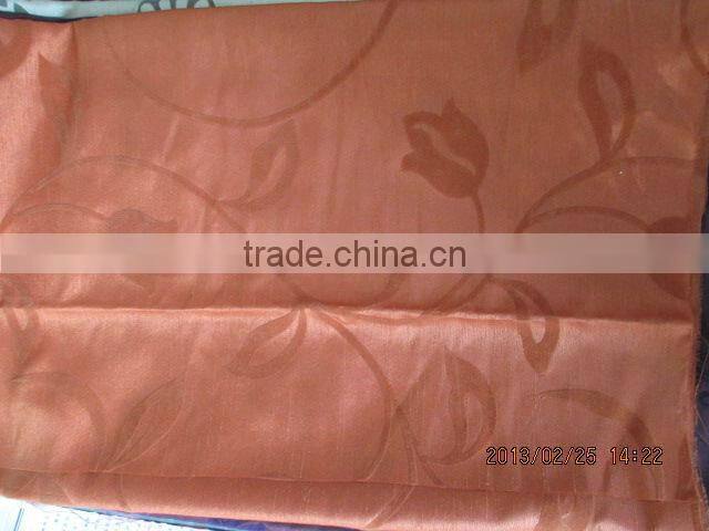 Cationic flocked fabric with flower design/ curtain flocked fabric/ garment fabric/ decorative fabric/ Flower Flocked Fabric