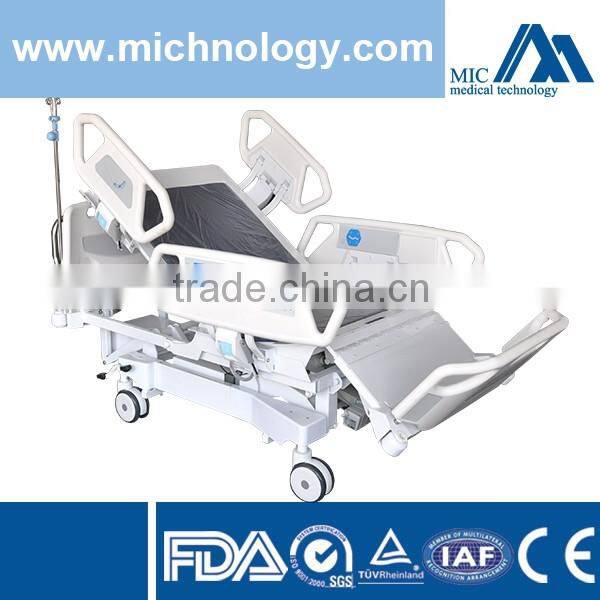 SK001-5 Electric Bed With Scale With ABS Guardrail