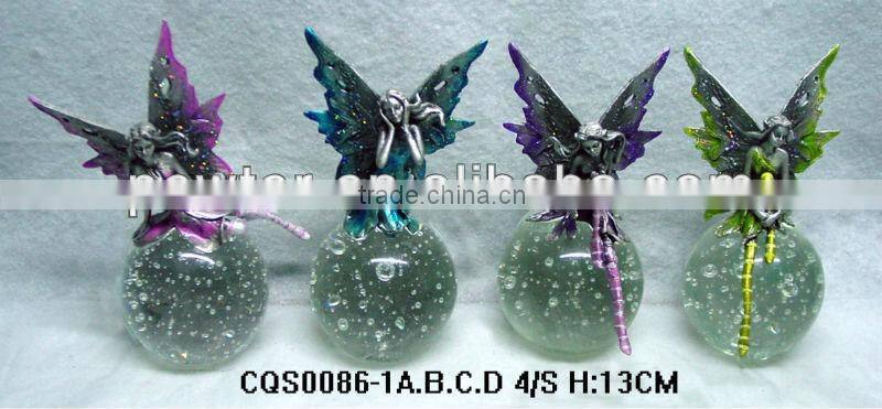 Fairy on Beautiful Crystal Ball, Fairy Ball