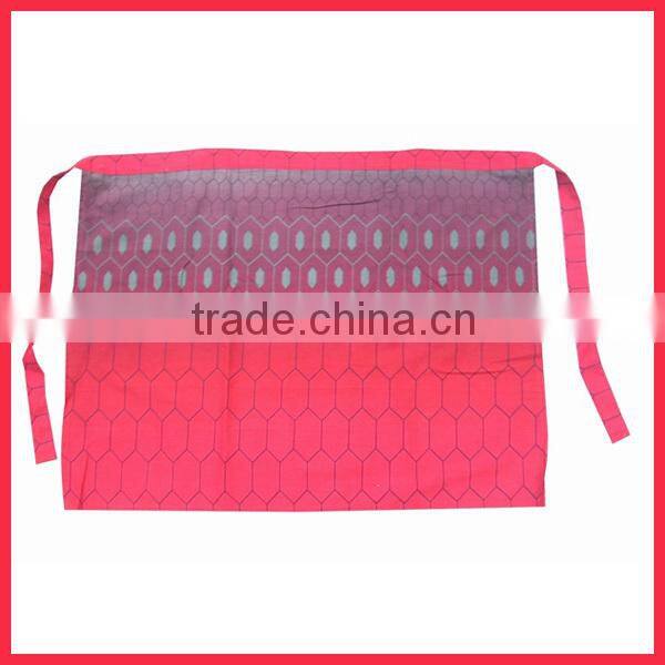 35%cotton 65%polyester printing kithchen waist aprons