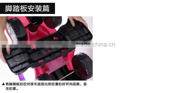 Baby Ride on car can do as 3 in 1 for baby walker, baby stroller, ride on car with the sun canopy