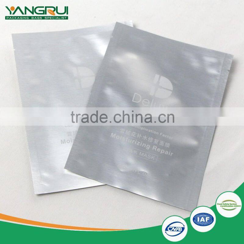 Moisturizing repair facial silk mask bag packaging