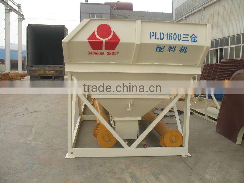 concrete batching machine PLD1600 for sale CE ISOapproved aggragate batcher PLD1600