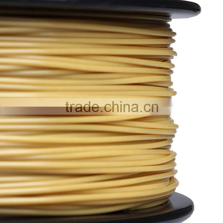 3D Printer ABS filament 1.75mm/3.0mm Yellow Glod