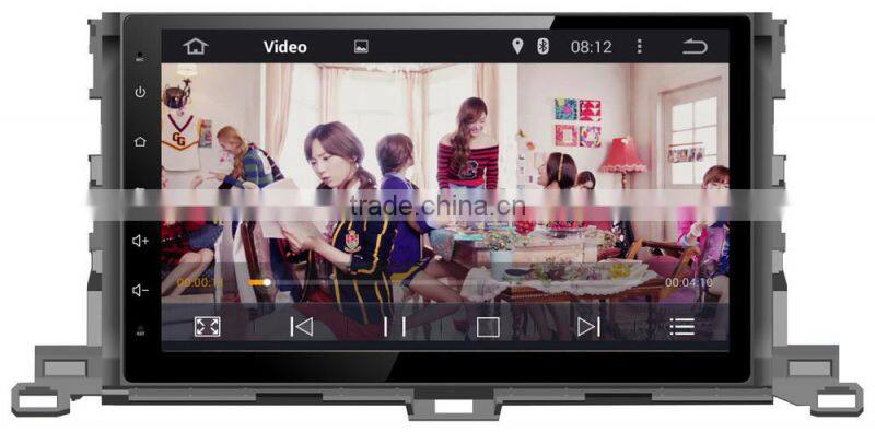 Factory supply car cassette and cd dvd and gps for toyota 2015 highlander