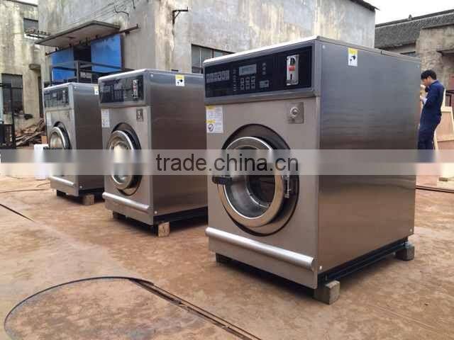 Best selling smart card slide or metal coin inserted type vending washer extractor, dryer 8kg 10kg 12kg 15kg 20kg 25kg