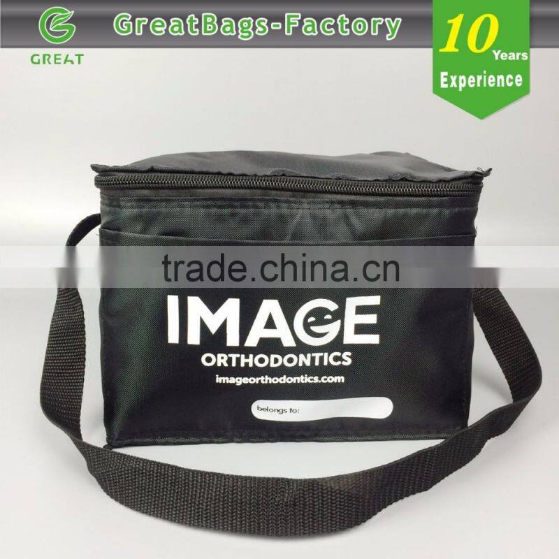 Promotional Vinyl Free Shoulder Insulated Lunch Bag