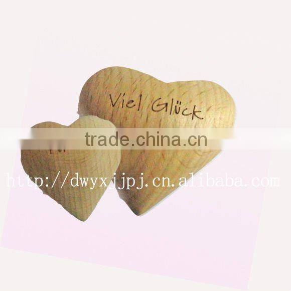 wooden love heart