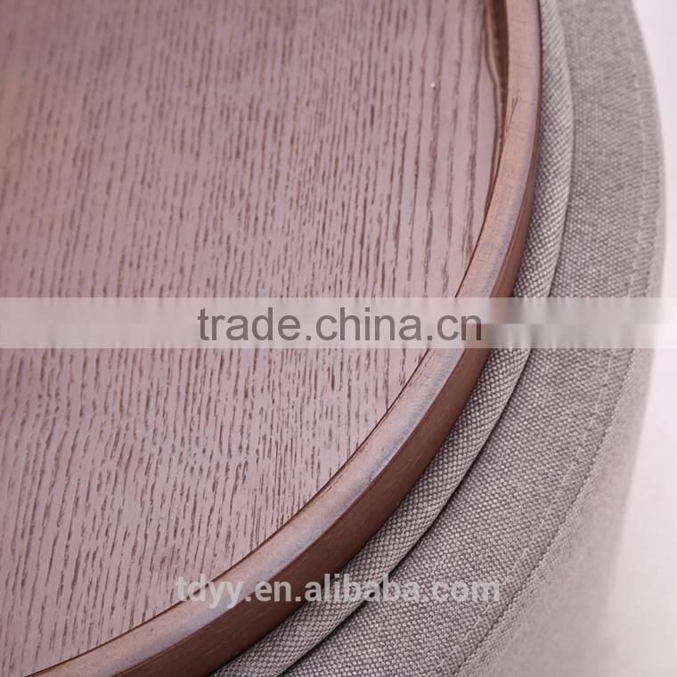 TDC-507-3 QVB JIANDE TONGDA Living storage Ottoman with Tray Table coffe table round storage ottoman STORAGE