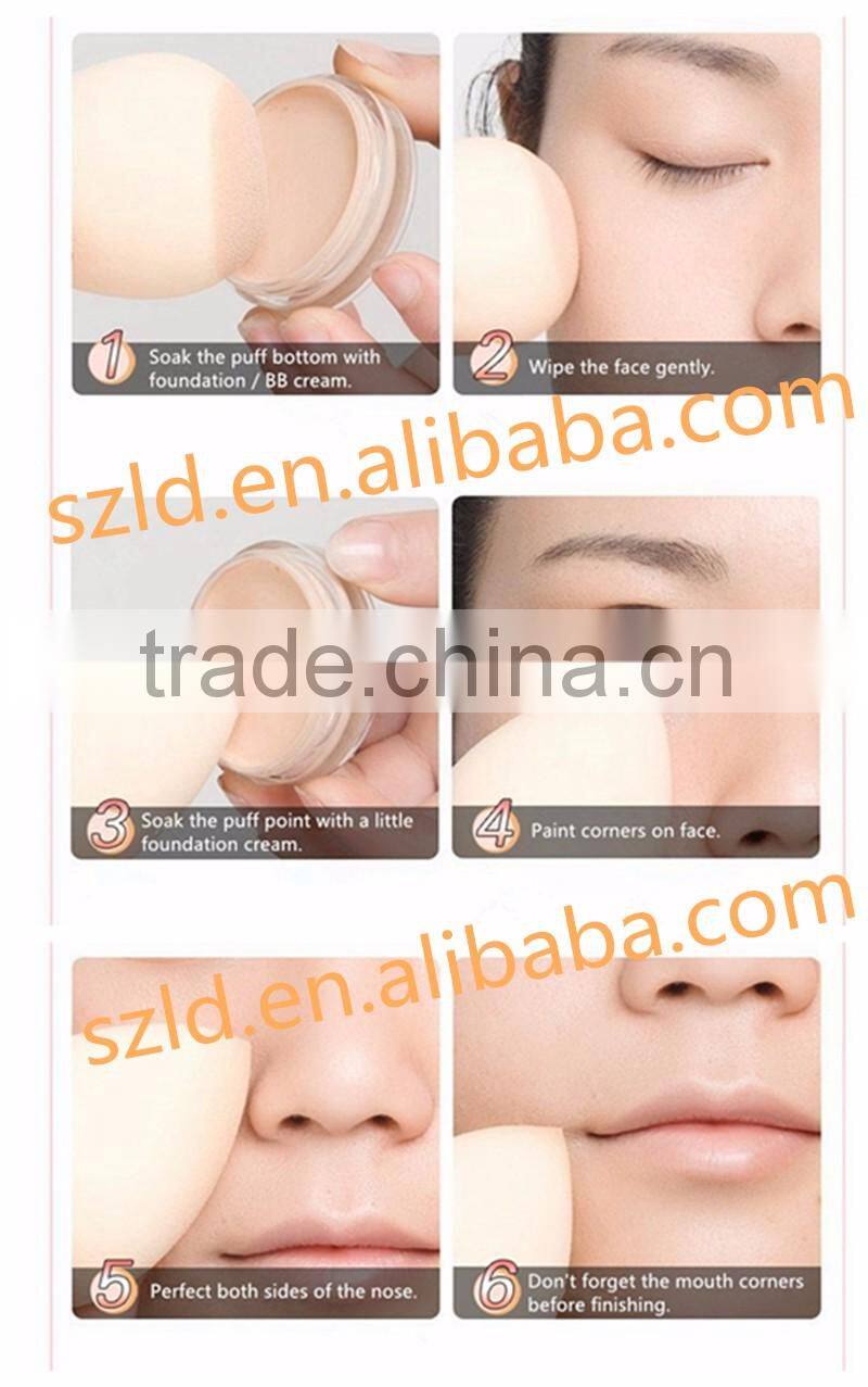 Certified skin-friendly custom shape & color korean puff blender ODM available