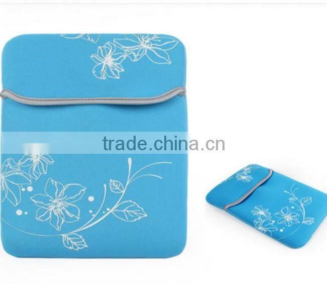 14inch custom printed neoprene laptop sleeve factory wholesale