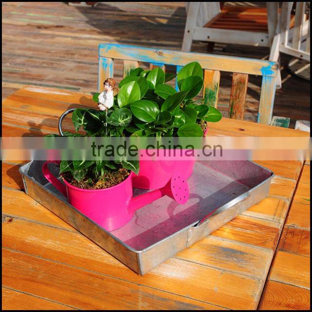 cheap rectangle iron pallet for flower