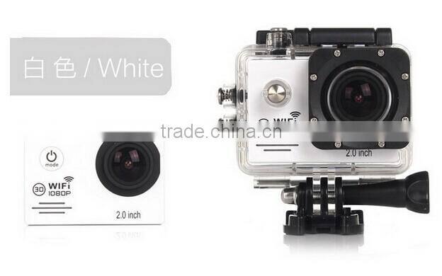 High Resolution Waterproof full hd 1080p WIFI sport camera