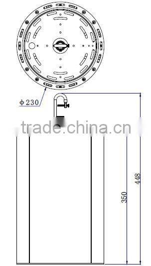 LED hanging outdoor cool white down light