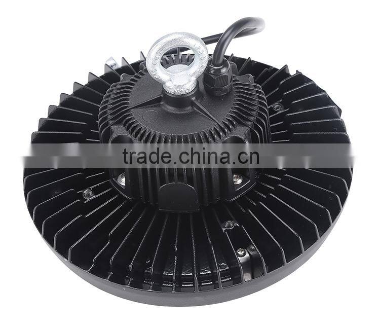 5 years warranty Meanwell driver ufo led high bay light with glass lens
