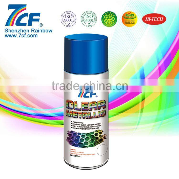 2015 Hot sale Shenzhen Rainbow Fine Chemical Brand 7CF Acrylic Line Marking Spray Paint