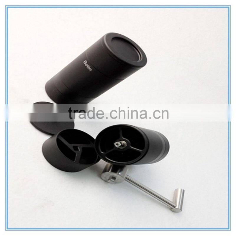 Online wholesale conical Burr Portable Coffee Mill Manual Coffee Grinder with stainless steel crank