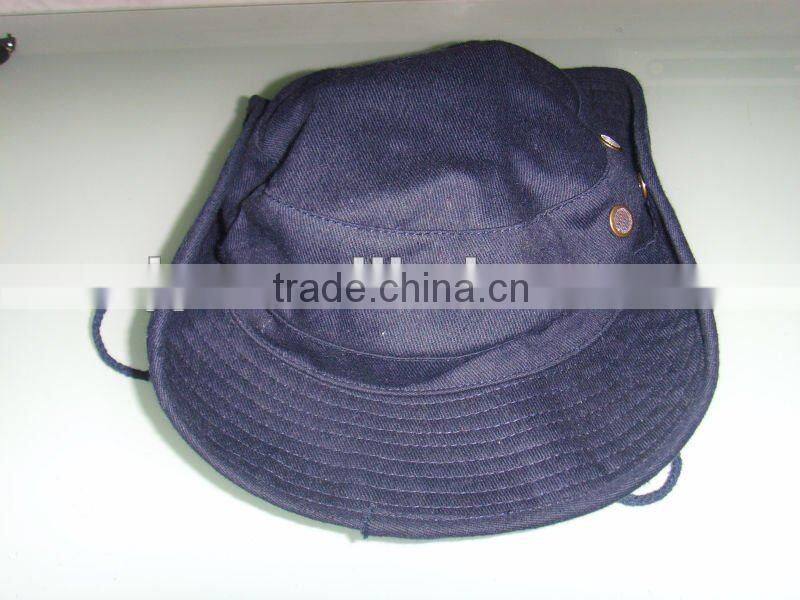 Foldable fisherman hat with Neckband,safari hat,bucket hat