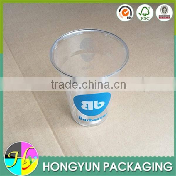 high quality custom logo printed pp plastic cup