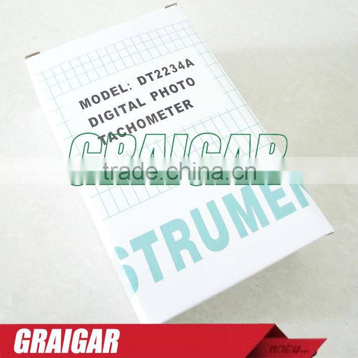 Photoelectric digital tachometer DT2234A non-contact laser RPM meter