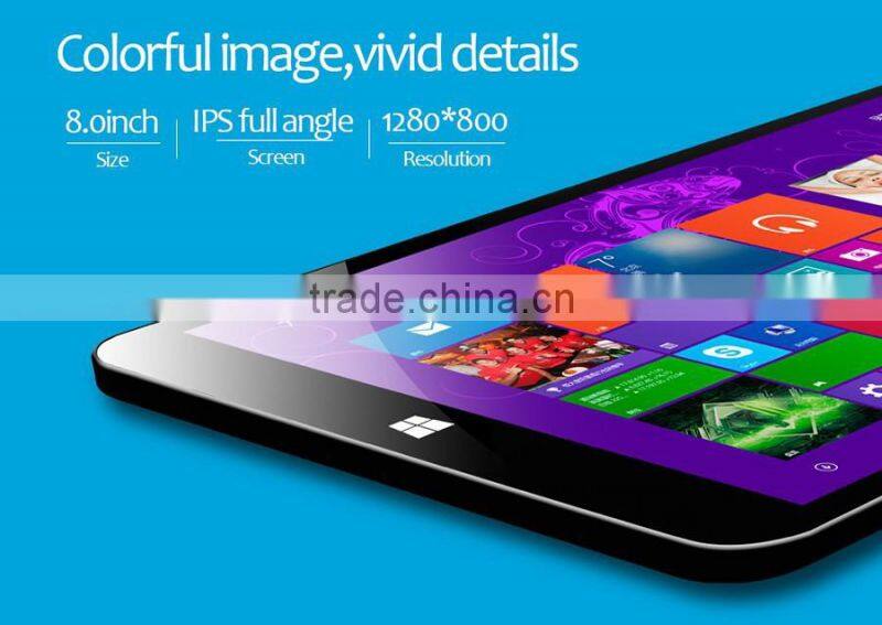 In Stock Original CHUWI VI8 WIN 8.1+Android 4.4 Dual OS 64bit Quad Core 1.8Ghz 2GB +32G 2.0MP 1280x800P Tablet PC