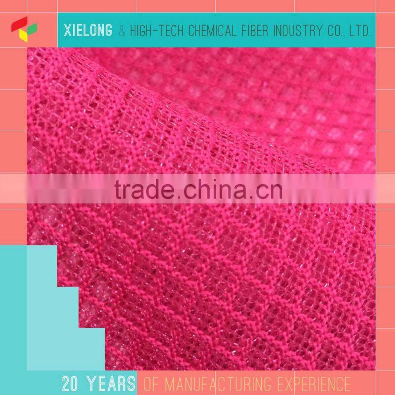 Polyester knitting screen printing mesh fabric for shoe