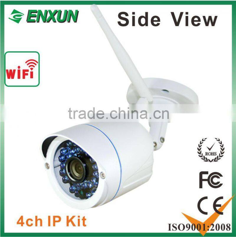 best quality wifi ip camera with nvr kit support p2p cctv camera system home security
