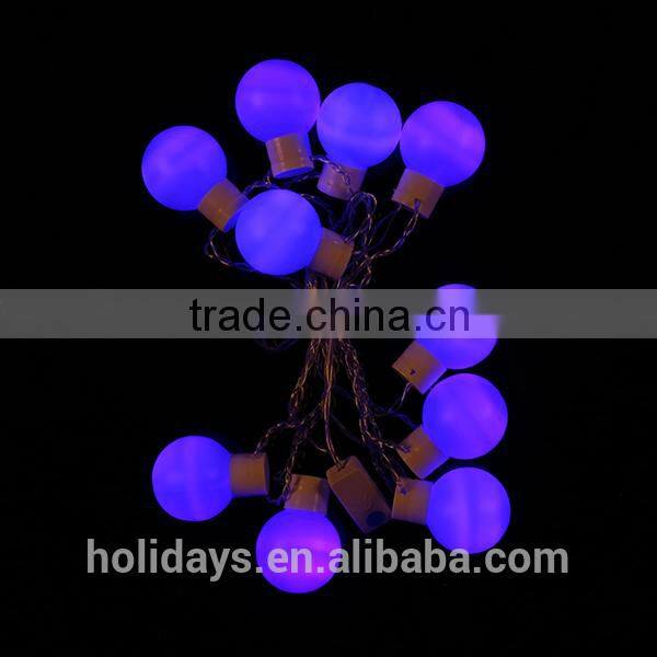 christmas deco copper wire led ball string light