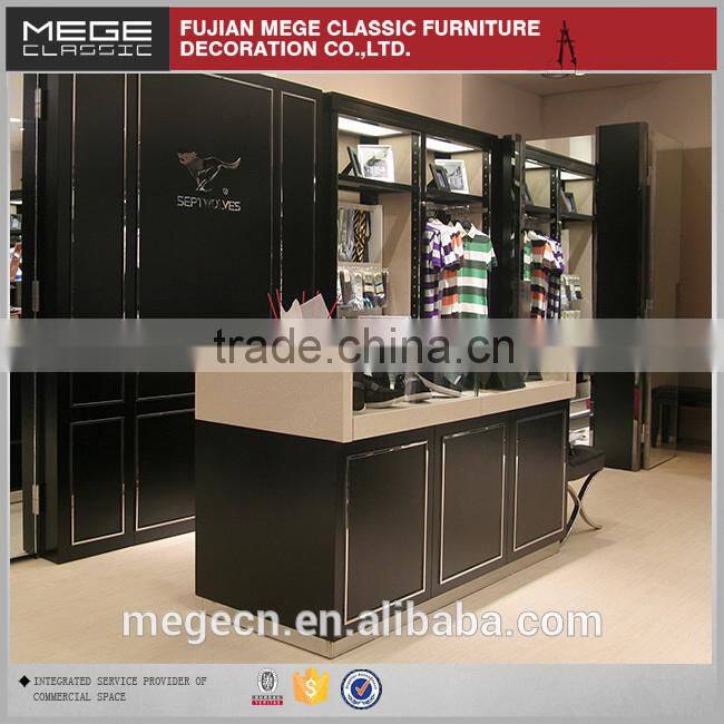 Commercial Clothing Display Retail Shop Checkout Counter Design
