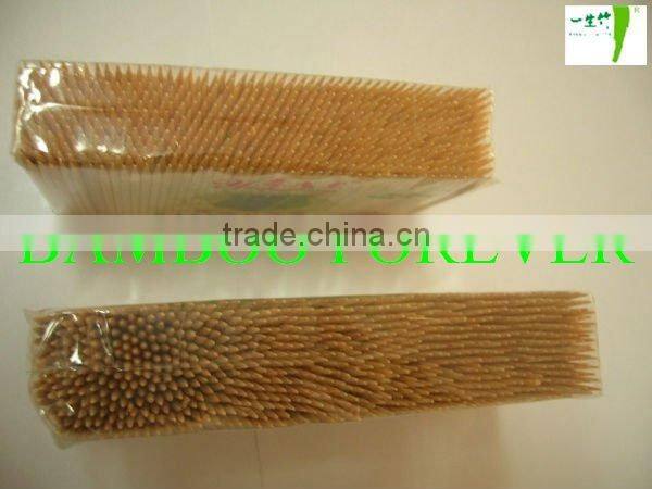 280pcs per bag Cello wrapped bamboo Toothpick