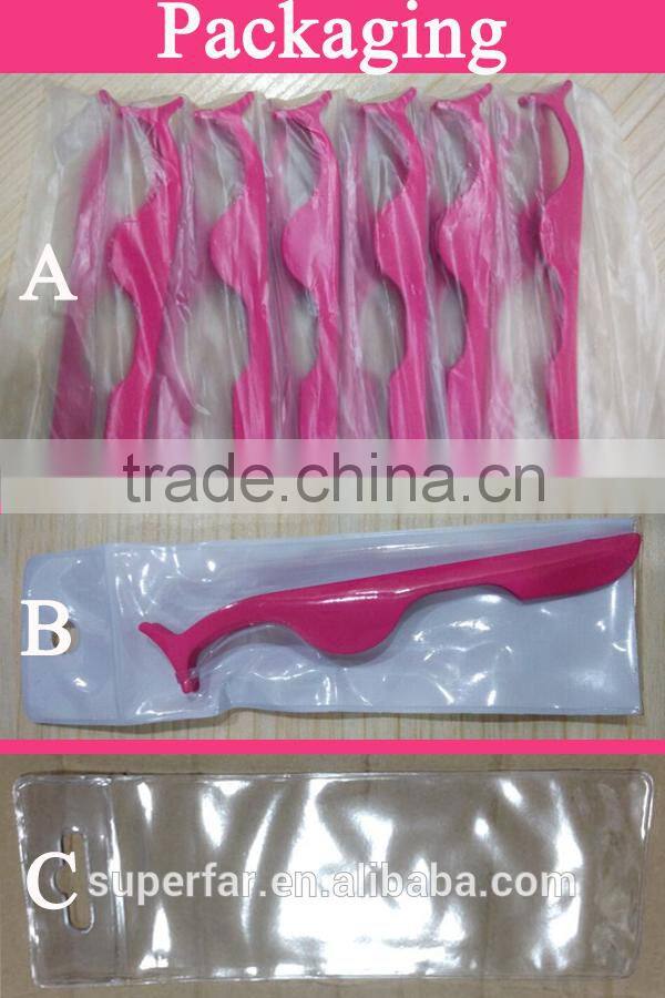 Wholesale Stainless steel false eyelash smart tweezer private label